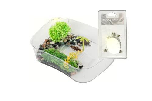 Schildkröte und Kalzium gratis – Schildkröten-Schildkröte – Kalziumblock für Wasserschildkröten, reguliert Säure und benötigt für Ihre Schale – Terrarium/Aquarium für Schildkröten – L32 cm, W23 cm, von Genérico