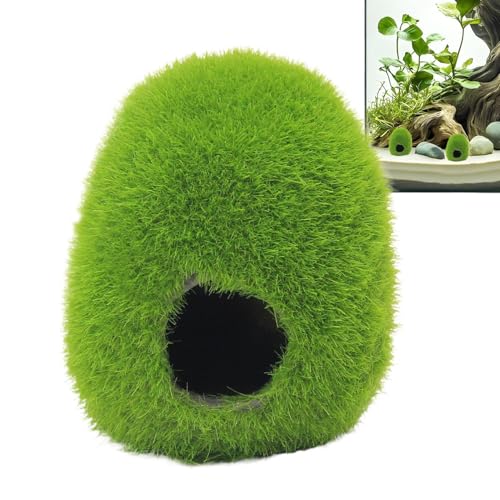 Versteck für Aquarienfische, Mooshöhle für Fisch, realistisch, geräumig, abnehmbar, vielseitig einsetzbar, für Süß- und Salzwasser, Unterstand für Betta und Versteck für Aquarienfische, Mooshöhle für Fisch, realistisch, geräumig, abnehmbar, vielseitig einsetzbar, für Süß- und Salzwasser, Unterstand für Betta und von Genérico