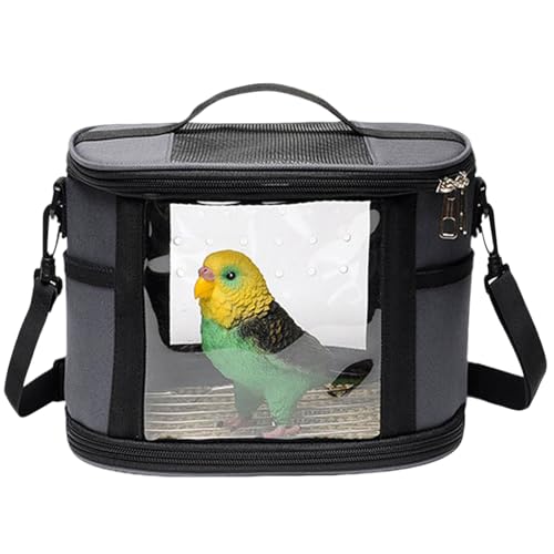 Vogelträger - Transportbehälter für Vögel - Tragbarer Sittichträger | Transport-Schultertasche für Hamster, Sittiche, Nymphensittiche, Unzertrennliche, Reise-Tragekäfig - Papageientransportbox Vogelträger - Transportbehälter für Vögel - Tragbarer Sittichträger | Transport-Schultertasche für Hamster, Sittiche, Nymphensittiche, Unzertrennliche, Reise-Tragekäfig - Papageientransportbox von Genérico