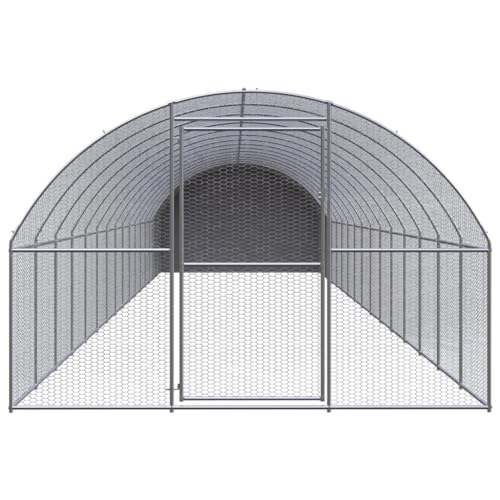 Wenjingqi-3095478 Hühnerstall für den Außenbereich, verzinkt, 3 x 16 x 2 m von Genérico