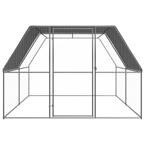 Wenjingqi-3278808 Hühnerstall, verzinkt, 3 x 4 x 2 m von Genérico