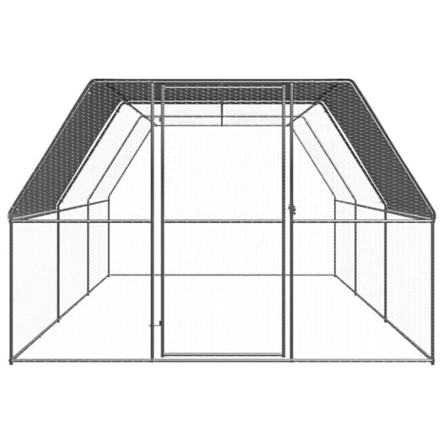 Wenjingqi-3278809 Hühnerstall, verzinkt, 3 x 6 x 2 m von Genérico