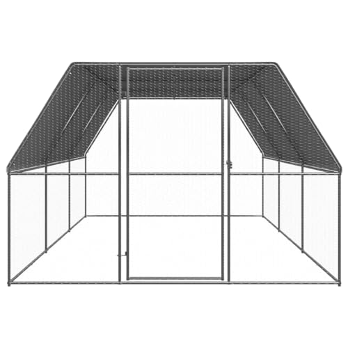 Wenjingqi-3278819 Hühnerstall, verzinkt, 3 x 6 x 2 m von Genérico