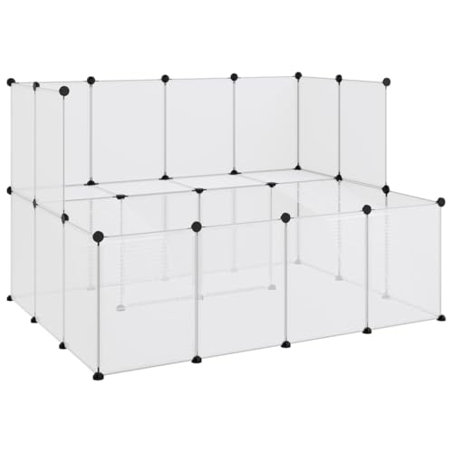 Wenjingqi-340570 Käfig für Kleintiere, transparent, Polypropylen, 143 x 107 x 93 cm von Genérico