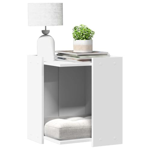 Wenjingqi-857742 Katzentoilette aus technischem Holz, 42 x 42 x 51 cm von Genérico