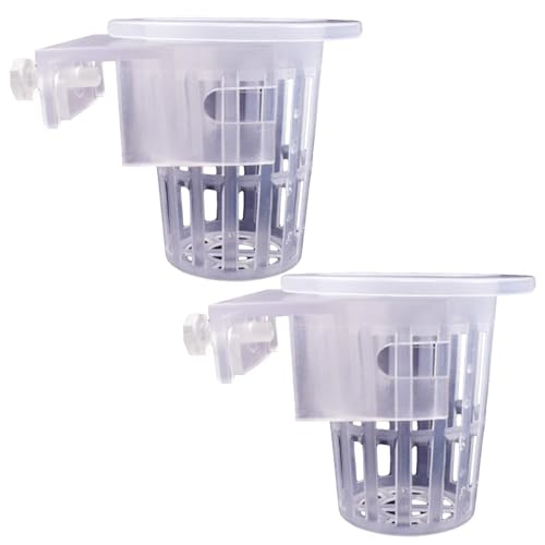 aquarium pflanzenhalter, aquariumtopf, aquarium pflanzgefäß, aquariumtopf mit löchern, transparente aquarium potos halter für aquarium pflanzenzucht, deco von Genérico