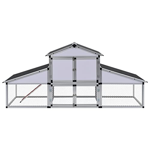 wenjingqi-41323 Hühnerstall mit Stall und Nest, Aluminium von Genérico