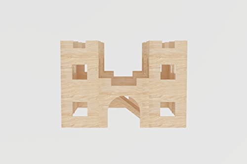 Generiq Hamster Mega Fort Castle Holzhaus Unterschlupf Versteck Kleintiere Übung Holz Spielhaus von Generiq