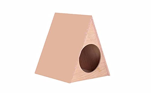 Katzen- und Meerschweinchenstall in Pyramidenform, 43,2 x 40,6 x 53,3 cm, Grün von Generiq