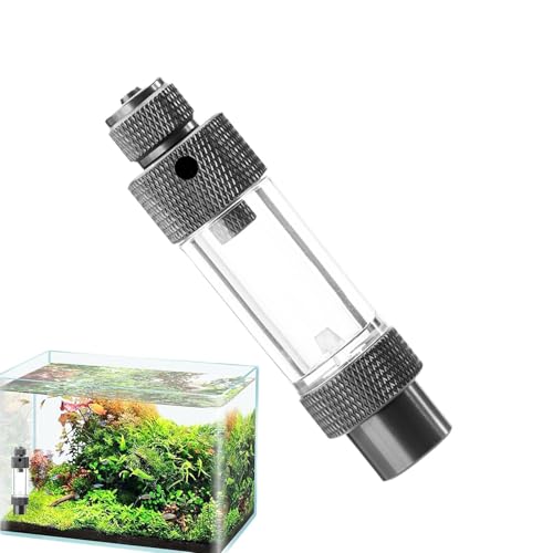 Aquarium CO2 System, Luftventil & Diffuser Regulator, Pflanzenfruchtbarer, Boosts Plant Growth, Efficient CO2 1,77 x 0,87 x 3,35 Zoll für Aquatic Pflanzen, Fischtank Use von Générique