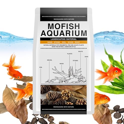 Aquarium Erlenkegel - Natürliches Zubehör für Aquarium, Regulator, gesunde Aquariumgebung, für Betta-Fische, Reduktion im Aquarium, Dekorationen, Materialien von Générique