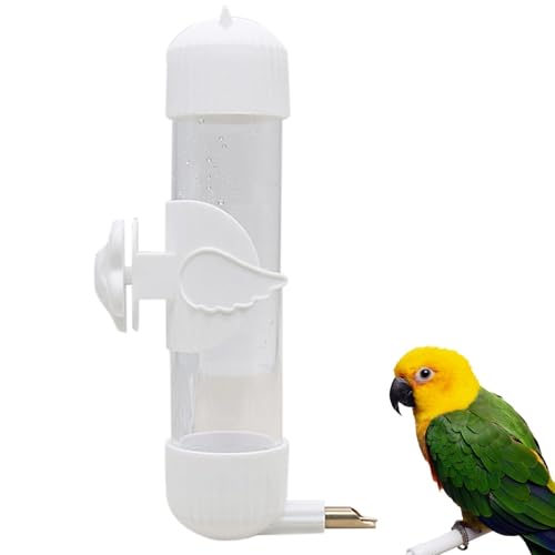 Automatische Vogel-Wasserspender, Vogeltrinkflasche, hängend, für kleine Tiere, geeignet und langlebig für Enten, Cockatiel, Lovebird, Finch von Générique