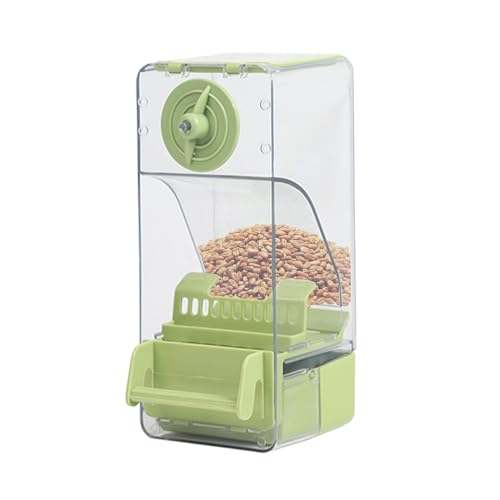 Automatische Vogelfutterstation für Käfig, Top Fill Food Divider, Nutriment Spender, Easy-to-Use Bird Crate Supplies für Sparrows, Parakeets, Cockatiel, Kanarische Inseln und von Générique