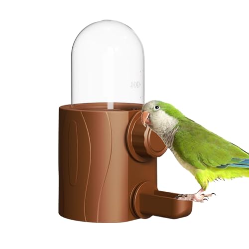 Automatische Vogeltränke, Trinkflasche, 3,15 x 4,72 Zoll, tragbar, für Haustiere, kompaktes Vogelwasserspender, hygienisches Trinkzubehör für Käfig von Générique