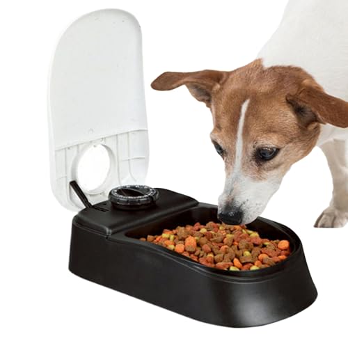 Automatischer Futterspender für kleine Haustiere, Timed Auto Pet Feeder für Katzen und Hunde, Katzenfutter für Trocken- und Nassfutter, geeignet für Zuhause von Générique