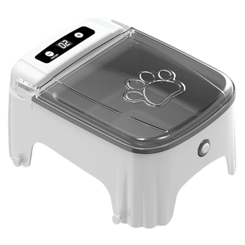 Automatischer Katzenfeeder, Timed Pet Spender, 2000 mAh Elektrisches Food Spender, Auto Pet Feeder, Trockenfutter, kleine Hunde Feeder, Pet Feeders für kleine Hunde, 23 x 17 x 11,5 cm von Générique