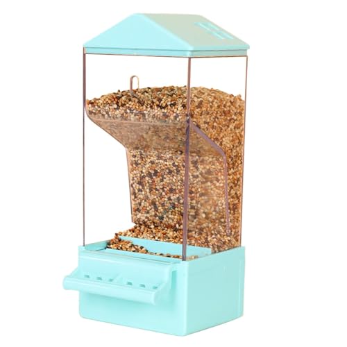 Automatischer Vogelspender, Smart Parakeet Feeder, große Kapazität, transparent, Vogelspender, 22 x 9,5 x 7,95 cm, Anti-Spill-Käfig-Zubehör für Cockatiel von Générique