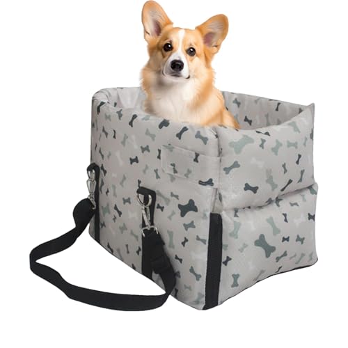 Autositz für Katzen, Autositz für kleine Hunde | weiche, rutschfeste verstellbare Autotasche für Hunde, 500 g, Autositz für Hunde, Reisetasche für Hunde, 16,54 x 9,06 cm von Générique