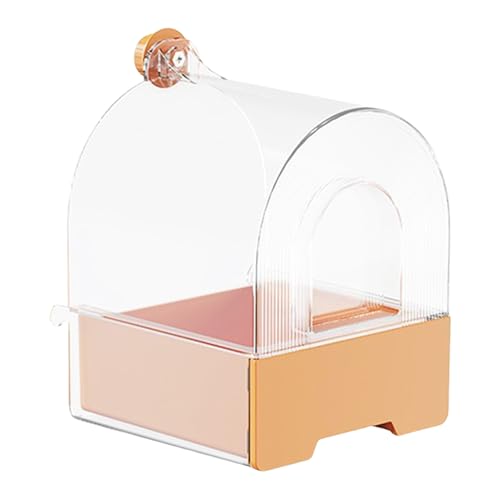 Badewanne für Wellensittiche – Multifunktionsbad für Vögel – transparente Box mit flachem Boden, Badewanne, Zubehör für Haustiere, Garten, Außenbereich Badewanne für Wellensittiche – Multifunktionsbad für Vögel – transparente Box mit flachem Boden, Badewanne, Zubehör für Haustiere, Garten, Außenbereich von Générique