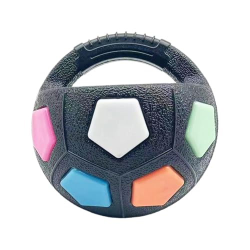 Ball Scheaky – Hundespielzeug aus Gummi, Fußballball zum | Kau-Spielzeug für Welpen mit unverwüstlichem Reinigungsspielzeug, mit Manövrierfunktion, Trainingsball für mürrische Hunde Ball Scheaky – Hundespielzeug aus Gummi, Fußballball zum | Kau-Spielzeug für Welpen mit unverwüstlichem Reinigungsspielzeug, mit Manövrierfunktion, Trainingsball für mürrische Hunde von Générique