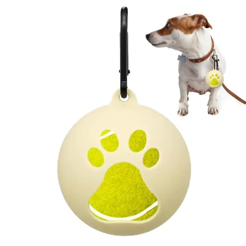 Ballhalterung für Hunde für Gürtel | Balltasche aus Silikon für Hunde – Befestigung der Leine für Hunde, freihändig, tragbares Spielzeug für Haustiere für Hunde, Welpen, Outdoor von Générique