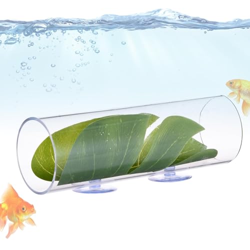 Betta Fish Tunnel, Hole Hollow Betta Cave, Betta Fish Toys, Shrimp Tunnel, Acryl Fish Tube, Transparent Fish Tunnel, Betta Fish Cave, Small Fish Tunnel, Aquarium Betta Tube, Betta Fish Leaves von Générique