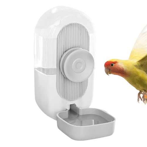 Bird Cage Feeders, Automatisches Feeding-System, 4,25 x 6,3 Zoll (11,9 x 15,3 cm) für Parrot Food Dispenser, Tragbare Feederlösung, Hydration Feeding System für Cockatiel, Lovebirds und Budgies von Générique