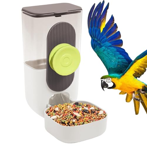 Bird Cage Feeders, Automatisches Feeding-System, 4,25 x 6,3 Zoll (11,9 x 15,3 cm) für Parrot Food Dispenser, Tragbare Feederlösung, Hydration Feeding System für Cockatiel, Lovebirds und Budgies von Générique