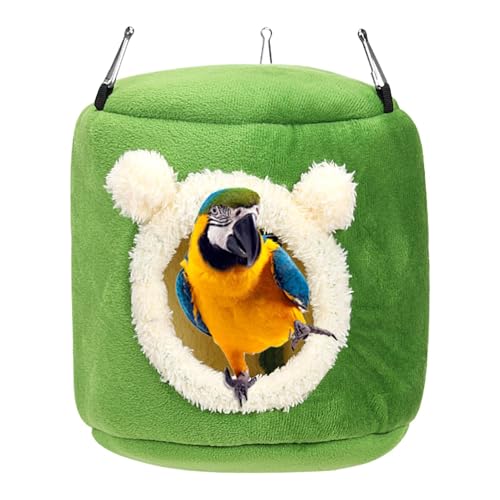 Bird Warmer für Käfig, Warm Snuggle Hut für Vögel, Parrot Snuggle Hut, Papageienkäfig, Vogelkäfig-Zubehör, Bird Warmer für Pearl Birds, Snuggle Hut für Zucker Gliders, Warmes Nest für Haustiervögel, von Générique