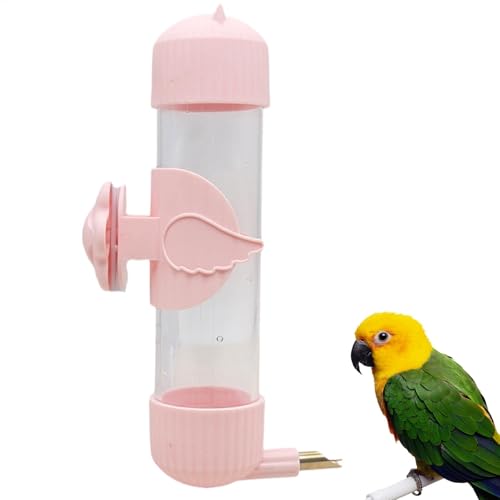 Birds Automatischer Wasserbehälter, Vogeltrinkflasche, kleine Tiere, automatische Wassertrinkflasche, für Budgies, Cockatiel, Lovebirds, Entenvogelchen, 4,9 x 1,97 x 22,7 cm von Générique