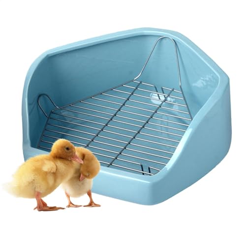 Bunny Litter Box, Eck-Toilette, abnehmbar, Wire Design, kleines Tier-Tott, Sturdy Kaugummi, 29 x 25 x 10,2 cm, perfekt für Bunnies, Chickens, Pet Training von Générique