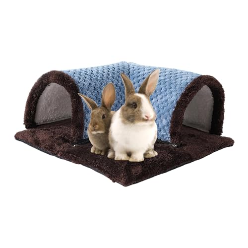 Bunny Tube Nest Bed, Winter Tunnel House Toys, Small Animal Tube, Playing Sleeping Resting Warm Beds Nest Habitats for Chinchilla Squirrel, 33.78 x 13.78 x 5.91 Inches von Générique