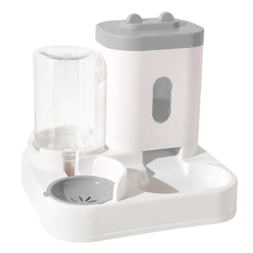 Cat Auto Feeder, 2300 ml Food & 1000 ml Wasserspender, automatischer Haustierfeeder, nicht elektrisch, spitz fest, leicht zu reinigen, perfekt für kleine und mittelgroße Hunde, Katzen von Générique