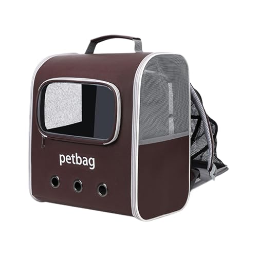 🔋Cat Bag, Cat Carrier Backpack, Small Pet Backpack, Expandable Pet Carrier, 36 x 24 x 40 cm/14,17 x 9,45 x 15,75 Zoll, Erweiterbarer Haustier-Transporter-Rucksack für kleine Hunde und große Katzen, von Générique