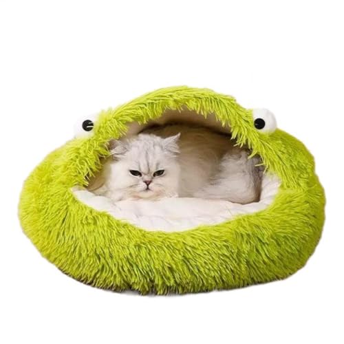 Cat House Indoor, Katzenbett, Hundebett, waschbar, Hundebett, Puppy Sleeping Bed mit weichem waschbarem Design, perfekt für Komfort und Unterstützung, 49 x 60 x 4 cm, Grün von Générique