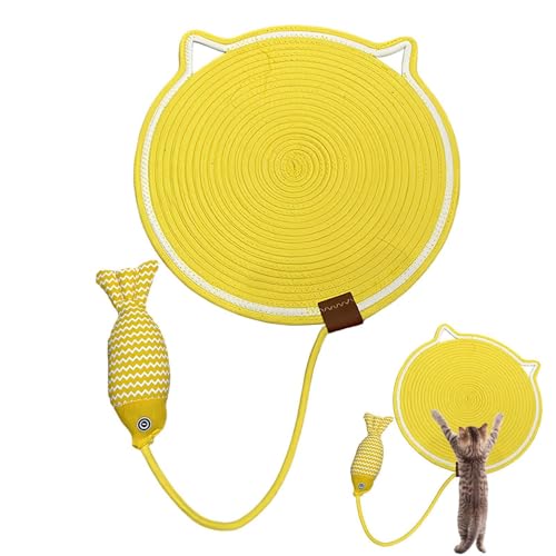 Cat Scratcher Mat, Cat Scratching Pads, Cat Toys Furniture Protector, Cotton Rope Cat Scratcher, Sturdy Scratching Pad, Cat Furniture Scratching Mat, Interactive Cat Scratcher, Cat Scratching von Générique