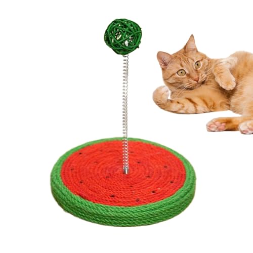 Cat Sisal Toy, Spring Ball, kompakt, interaktiv, kratzt Pad, Kitten Play Matte für Kratzen, Hunting, Mental, Physikalische Übung, Sisal von Générique