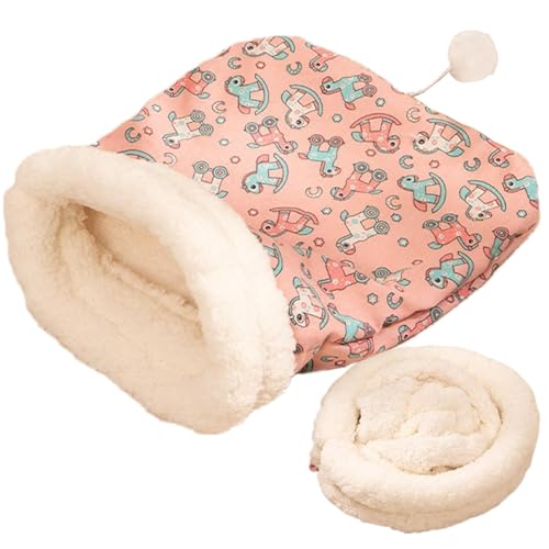 Cat Sleeping Bag, Cozy Calming Cat Bed, Semi-Closed Cat Bed, Cat Bed with Tail Ball, Comfortable Cat Cushion, Pet Snuggle Sack, Comfortable Calming Cat Bed Mat and Snuggle Sack for Cats von Générique