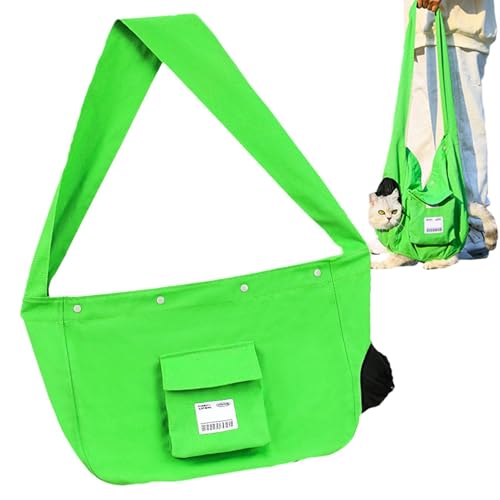 Cat Sling Carrier | Adjustable Pet Tote | Breathable Cat Carrier Bag | Pet Sling Bag, Canvas Pet Carriers, Portable Cat Sling, Large Capacity Pets Bag, Small Dog Carrier Slings, Comfortable Pet Tote Cat Sling Carrier | Adjustable Pet Tote | Breathable Cat Carrier Bag | Pet Sling Bag, Canvas Pet Carriers, Portable Cat Sling, Large Capacity Pets Bag, Small Dog Carrier Slings, Comfortable Pet Tote von Générique