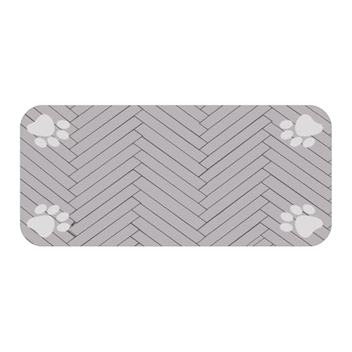 Cat Water Bowl Mat | Anti-Slip Feeding Mat | Pet Care Zubehör, Easy Clean Dog Mat, Multi-Purpose Pet Mat, Soft Dog Bowl Mat, Waschbare Haustiermatte, geruchsresistentes Feeding Pad von Générique