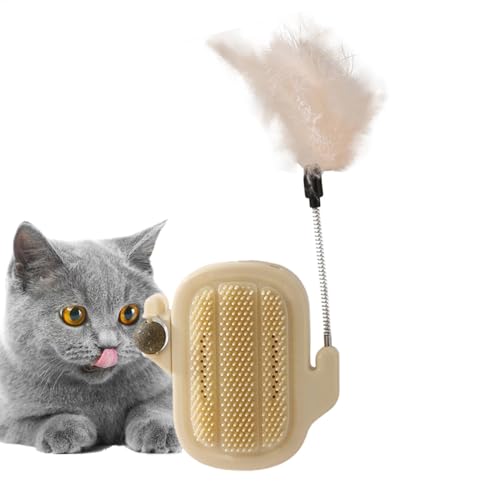 Catnip Toys For Cats, Cat Grooming Brush, Catnip Ball Face Scratcher, Kitten Grooming Toy, Scratcher Groomer For Cats, Catnip Toys For Kittens, Cat Massage Toy, Cat Brush With Catnip, Cat Face Scratch von Générique