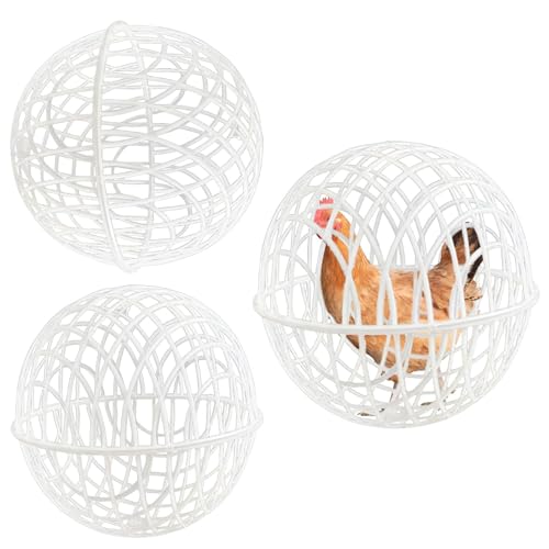 Chicken Ballkäfig, beweglich, für Hunde, Sicherheitskäfig, Ball-Shaped Chicken Coop, bester tragbarer Three-Pieck-Ball Käfig, sicherer Hamsterballkäfig für Outdoor Farms Courtyard von Générique