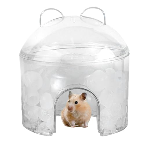 Cool Hamster Nest, Cooling Animal Cave, 5,39 x 5,91 Zoll Breathable Sleeping House Zelt, Ideal für Hamster, Hedgehogs, Chinchillas und Tierpets drinnen und draußen von Générique