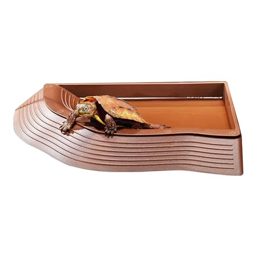 Dekoratives Snake Water Dish, Aquariumschale, Reptilien-Zubehör, 37 x 29 x 4 cm, Tierfutterständer, Anti-Slip-Zubehör für sicheres Trinken und Füttern von Générique