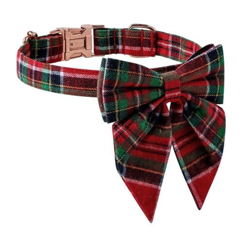 Dog Bow Tie, Classic Plaid Bowknot, Pet Bow Tie Collar, Adjustable Holiday Dog Collars, Bowtie Dog Collars, Cute Dog Bow Tie, Holiday Dog Collars, Plaid Dog Bow Tie, Dog Bow Tie for Puppies von Générique