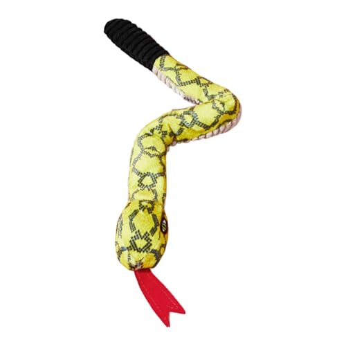 Dog Chew Snake Plush, Pet Snake Chew Toy, Bite-Resistant Dog Toy, Snake Dog Toy Squeaky, Boredom Relief Toy Dog, Chew Toy Aggressive, Soft Pet Chew Toy, Squeaky Dog Snake, Plush Snake Chew Toy von Générique