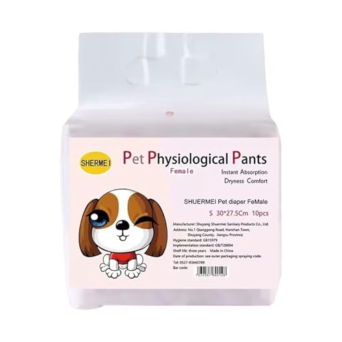 Dog Diapers, Dog Diapers Männlich, Travel Dog Pee Diapers, Männliche weibliche Dog Diapers, Best Absorbierende Dog Diapers Leakproof Dog Wraps for Outdoor Activities and for Travel von Générique