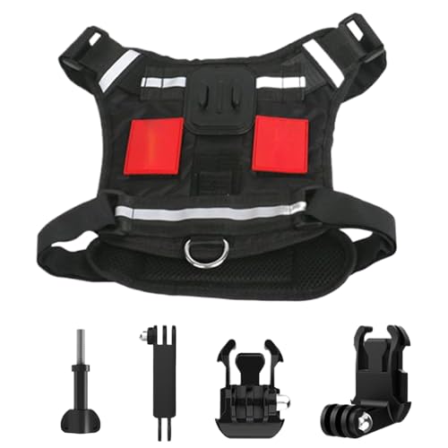 Dog Harness - Soft Padded Vest Harness | Anti-Pull Dogs Weste Outdoor Supplies Brust und Rücken Attachment für Abenteuer Daily Walks Training Soft Adjustable Small Animal Accessories Dog Harness - Soft Padded Vest Harness | Anti-Pull Dogs Weste Outdoor Supplies Brust und Rücken Attachment für Abenteuer Daily Walks Training Soft Adjustable Small Animal Accessories von Générique