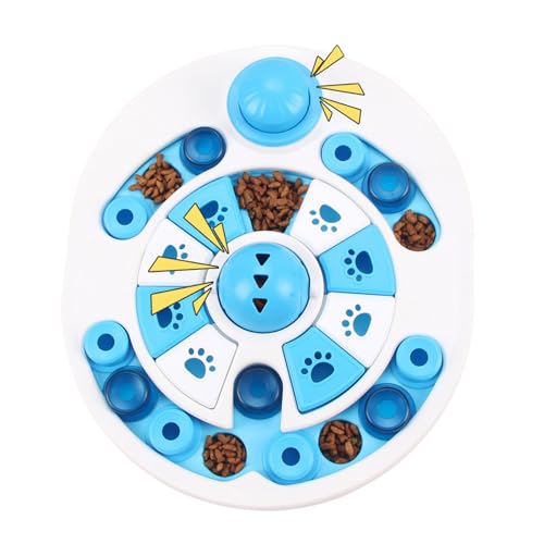 Dog Interactive Feeder, Slow Feeder Dog, Training Dog Puzzle, Mental Puzzle, Anti Slip Food Dispenser, Puppy Feeding Puzzle, Interactive Dog Bowl, Dog Puzzle Feeder für Hunde & Welpen von Générique