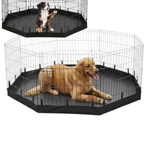 Dog Playpen Matte, Indoor Cat Fence Pad, 1,22 Zoll, tragbar, Sturdy Oxford Cloth, wasserdicht, Whelping Training Pet Mat für Spielzeuge, waschbares Puppy Pee Pads von Générique